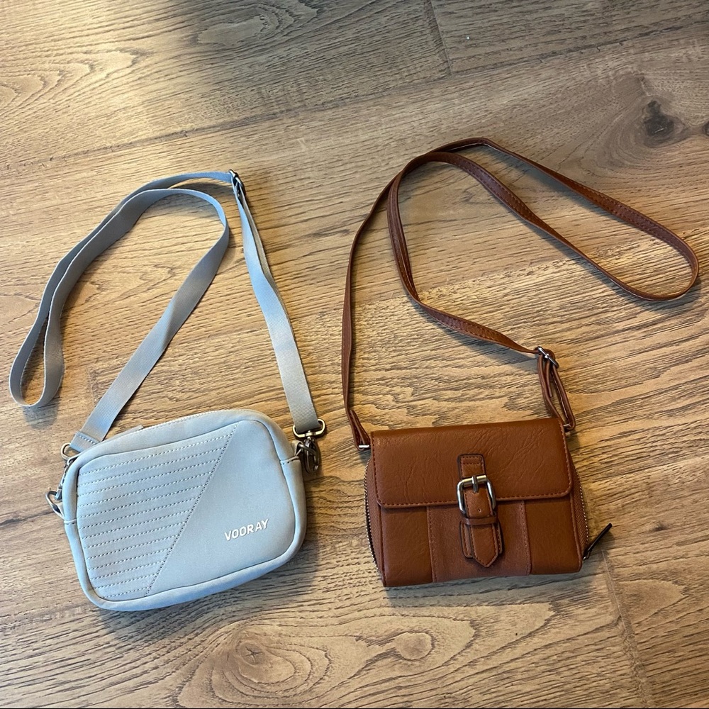 2 crossbody mini-purses